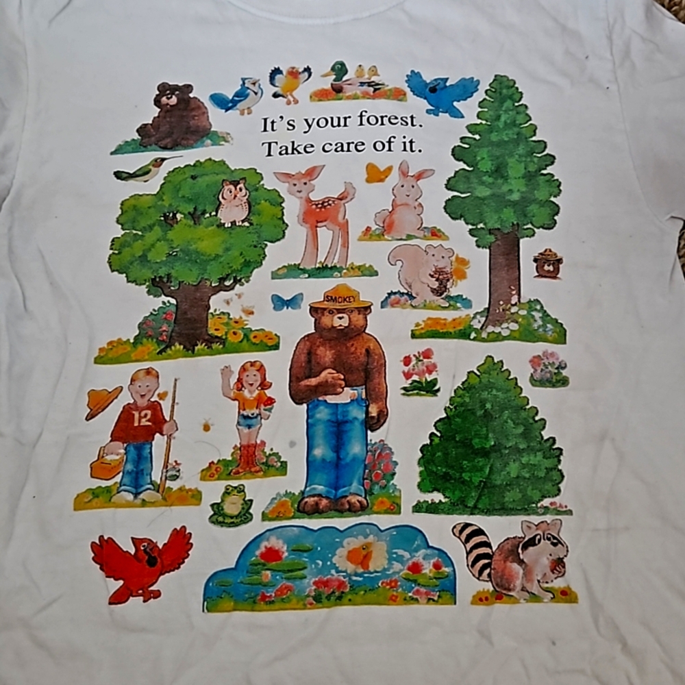 Smokey the Bear ("Only you can prevent forrest fires") Tee